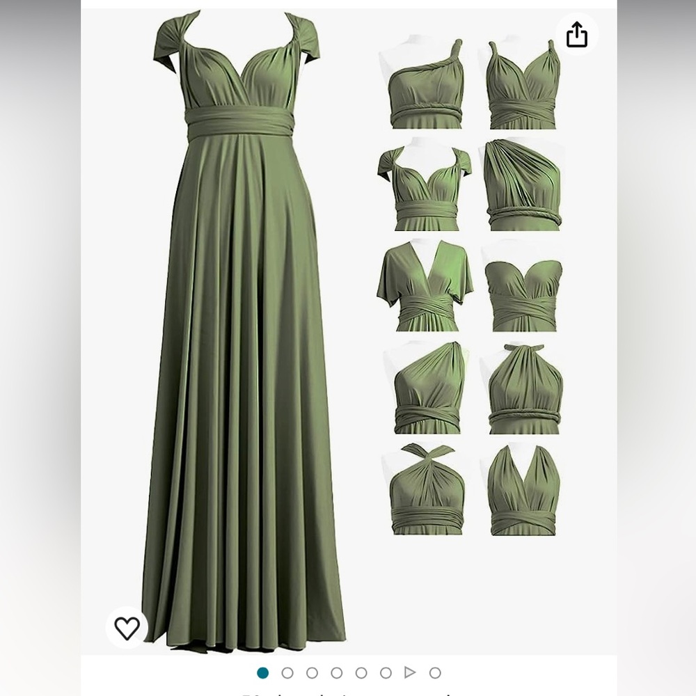 72Styles Infinity Bridesmaids Dress With Bandeau